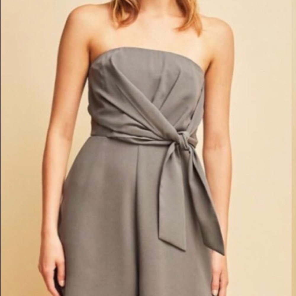 Black Strapless jumpsuit